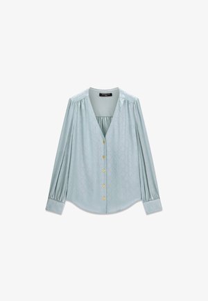 Guess, MARCIANO LOGO-BLUSE - Blouse - himmelblau