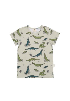 FUNNY CROCODILES - Print T-shirt - green