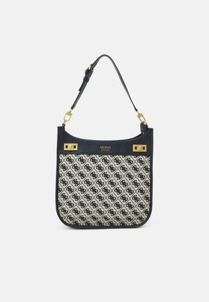Guess KATEY LARGE HOBO - Sac à main - navy logo