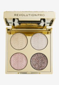 Revolution PRO ULTIMATE CRYSTAL EYE QUAD - Eye Palette - gold crystal