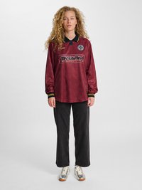Hummel BAY SOCCER JERSEY UNISEX - Pikkade varrukatega topp - syrah