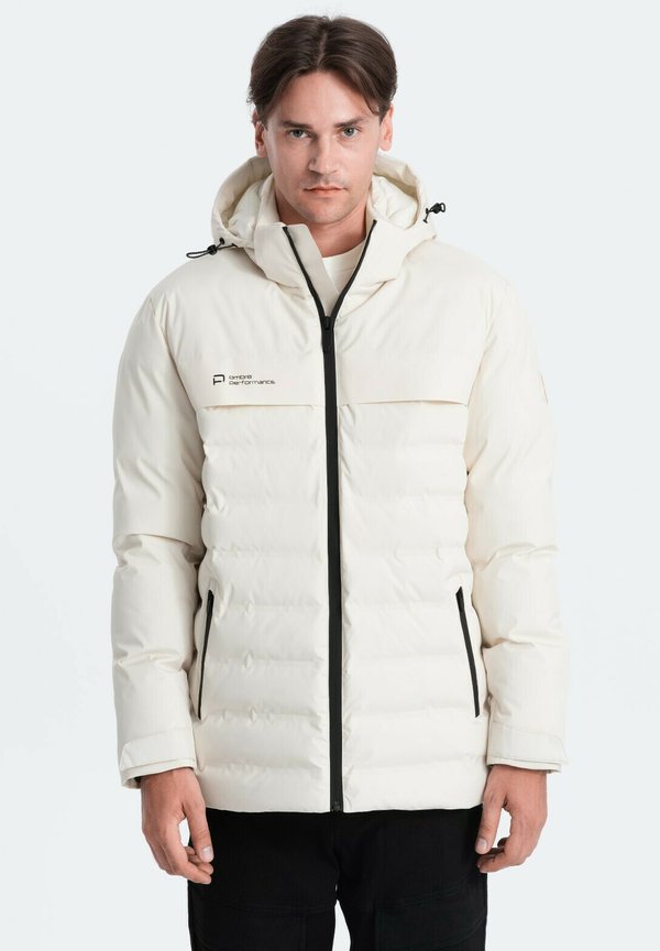 WITH DETACHABLE HOOD JAHP - Winterjacke - cream