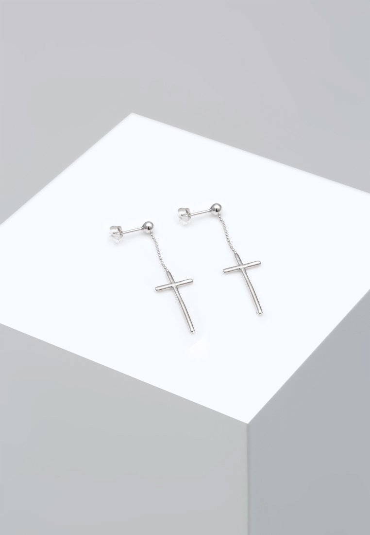 Elli Orecchini Quadrati In Argento 925 – Minimal Geometrici – Opachi – Regalo In Confezione Velluto - 4