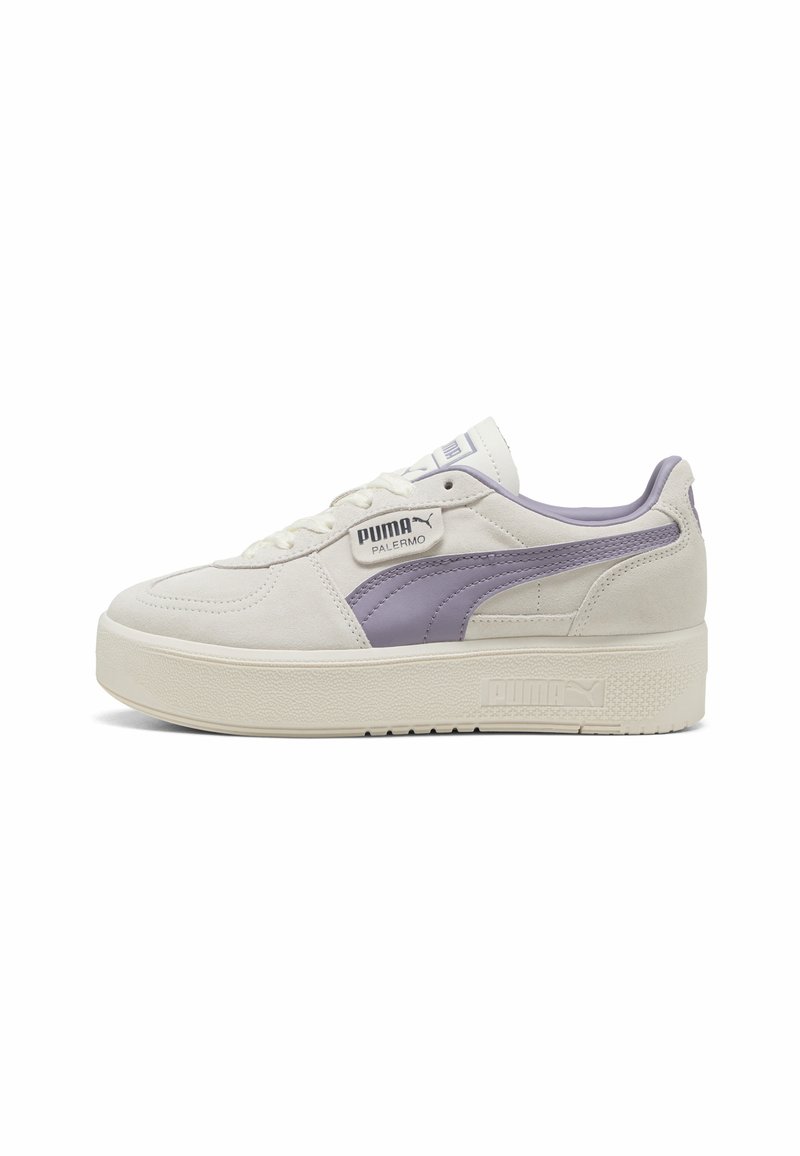 Puma - PALERMO ELEVATA - Sneakers low - warm white pale plum galactic gray, Extindeți