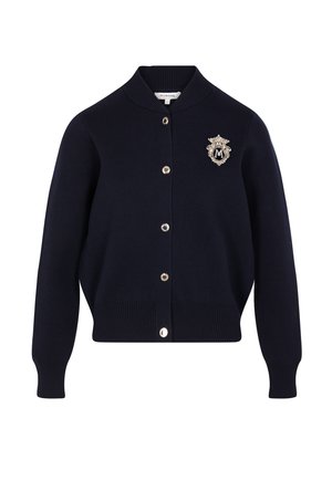 Morgan, MORGAN MORGAN TEDDY HIGH NECK SWEATER - Bomberjacks - bleu marine