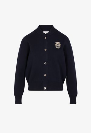 Morgan, MORGAN MORGAN TEDDY HIGH NECK SWEATER - Bomber Jacket - bleu marine