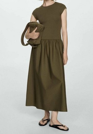Vestido largo - khaki