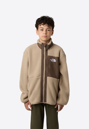 The North Face YUMIORI FULL ZIP JACKET UNISEX - Jakna iz flisa - mushroom grey/smokey brown