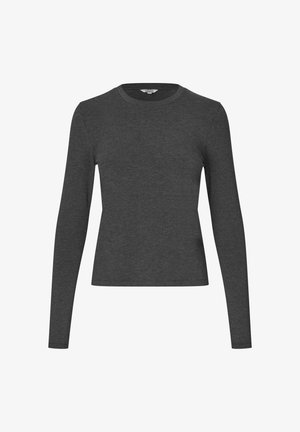 mbyM, CHRISTINA-M - Long sleeved top - dark grey melange