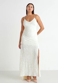 YAS YASMIRA STRAP TRAIN DRESS CELEB - Robe de cocktail - gardenia