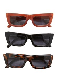 UNISEX SANREMO 3-PACK - Sonnenbrille - black red amber