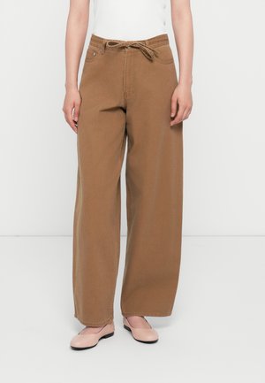 SAHARPER TROUSERS BELT 15803 - Pantaloni - washed otter