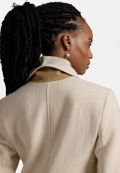Polo Ralph Lauren HERRINGBONE COAT - Klasszikus kabát - cream multi