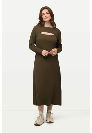 Ulla Popken Jerseykjole - dark brown