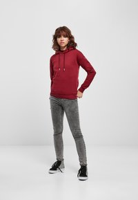 Urban Classics Jersey con capucha - burgundy