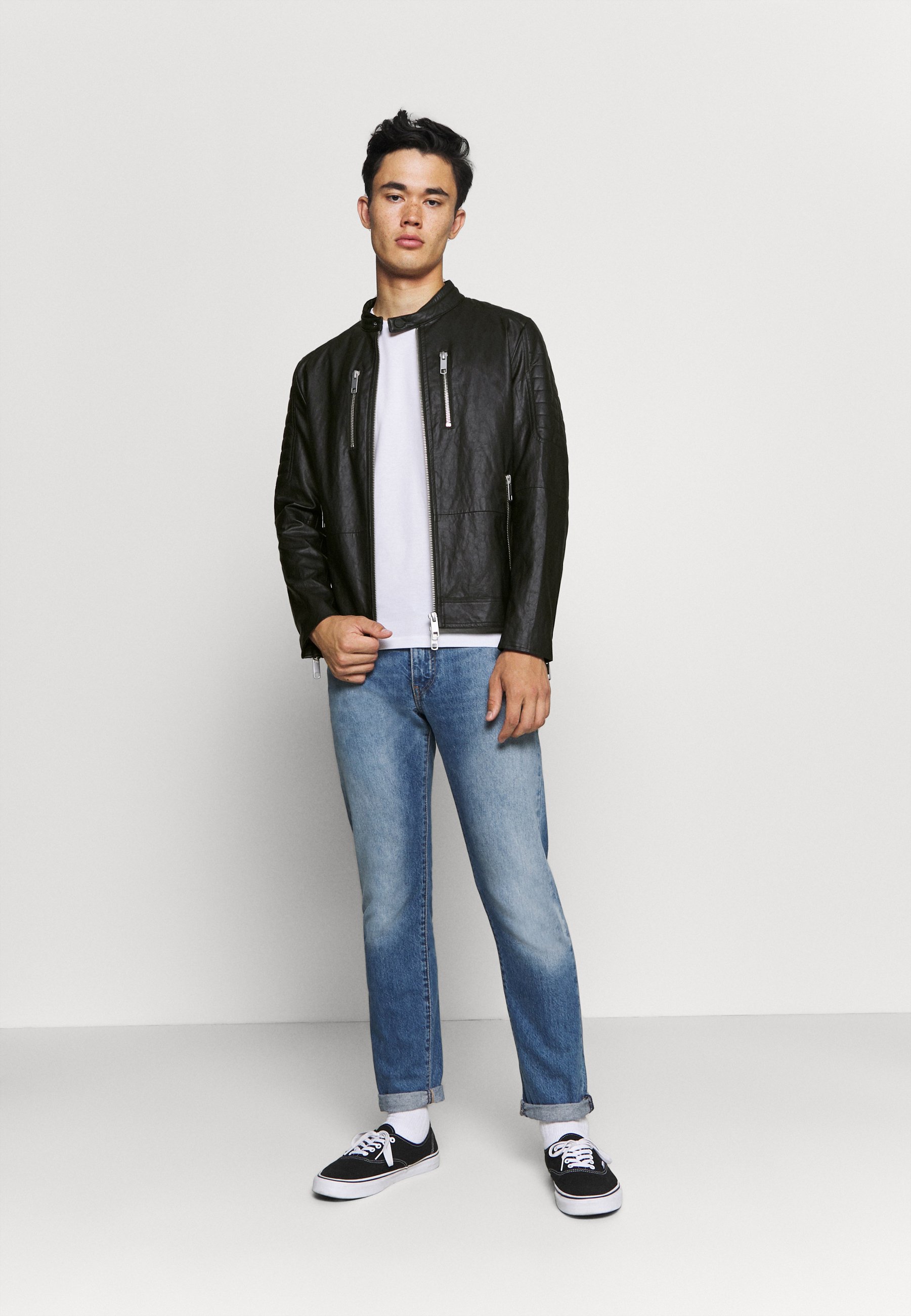 antony morato leather jacket