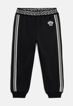 CONTRASTO MEDUSA UNISEX - Pantalon de survêtement - nero/bianco