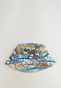 Unausgewählt, skull grafitti print