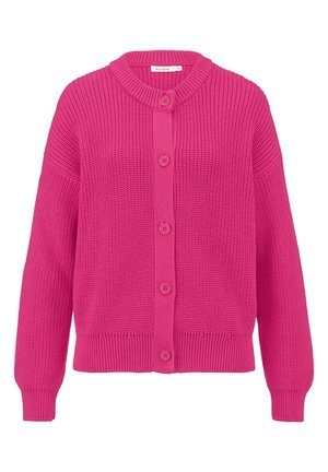 hessnatur ROUND-NECK CARDIGAN - Vest - fuchsia