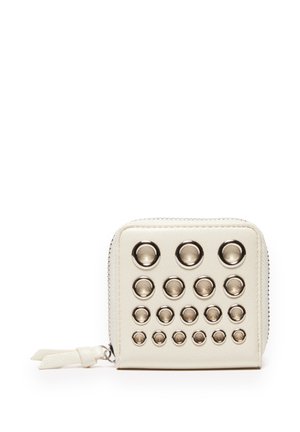 Sisley, CREAM WHITE SMALL COIN PURSE WITH EYELETS - Wallet - white