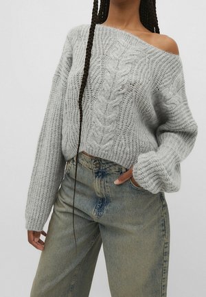 Pullover - metallic grey