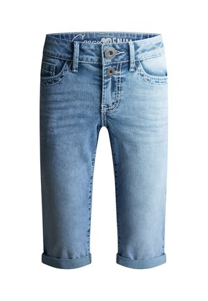 Soccx, SOCCX CAPRI JEANS SU:MI REGULAR FIT - Jeans Shorts - sun and sand blue