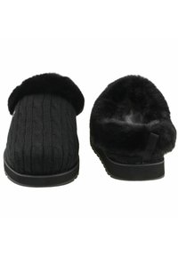 Skechers BOBS GEFÜTTERT KEEPSAKES ICE SCH - Sandalias planas - schwarz