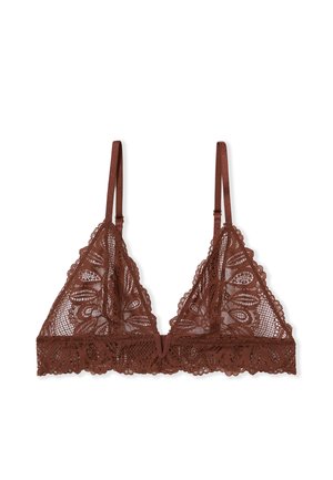 Etam, PERSIENNE - Triangle bra - brown