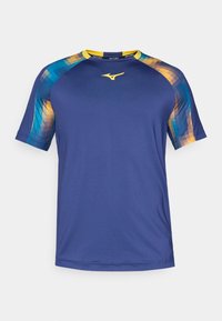 FRONTIER SHADOW TEE - Print T-shirt - bellwether blue