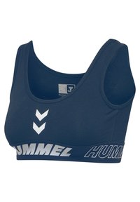 Hummel MAJA 2-PACK SPORTS - Sport-BH med medium stöd - black insigina blue
