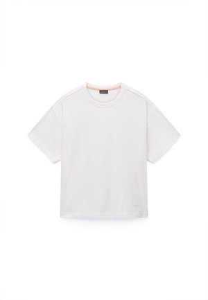 S-MIROIR SS W. - T-shirt basique - white whisper