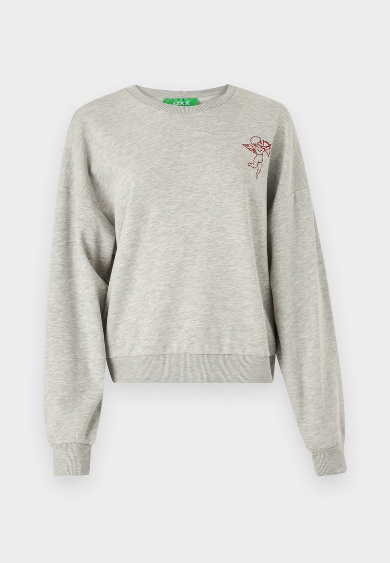 JJXX Sweater lichtgrijs gemêleerd