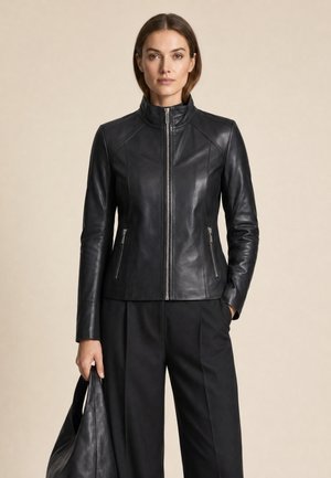 Ricano, Veste en cuir - schwarz