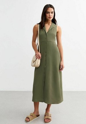 New Look SLEEVELESS  MIDI - Blousejurk - khaki