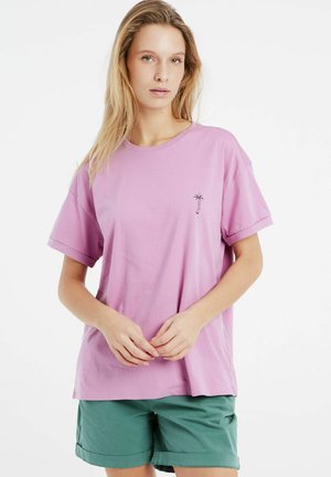 TELSAO - T-Shirt basic - duskyrose