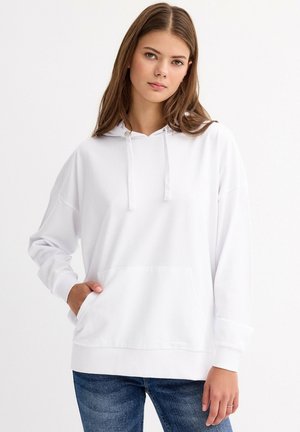 Jersey con capucha - blanco