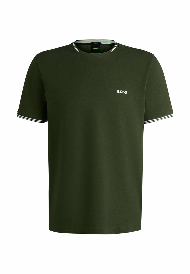 Boss T-shirt basic groen Boss T-shirt basic groen