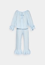 Sleeper Cha Cha Lounge Nachtwäsche Set Blue Vichy Blau Zalando At