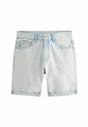SLIM FIT STRETCH - Denimové šortky - bleach