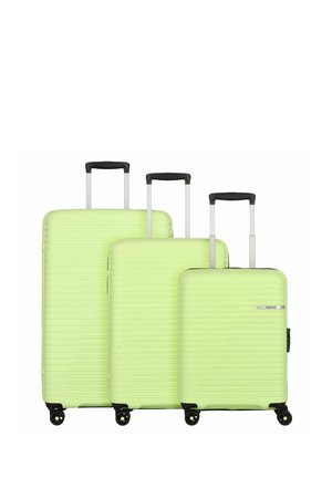 LIFTOFF 4 ROLLEN SET 3-TEILIG MIT DEHNFALTE - Set de valises - sunny lime