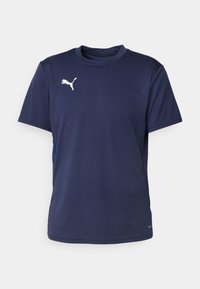 TEAMGOAL - Sports T-shirt - navy/white/persian blue