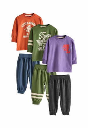 3 PACK REGULAR FIT SET - Yöasusetti - multi bright varsity