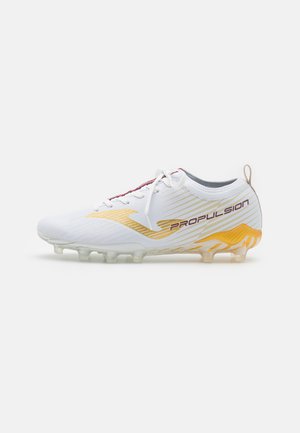 PROPULSION CUP - Moulded stud football boots - white/copper