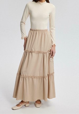Jupe longue - beige