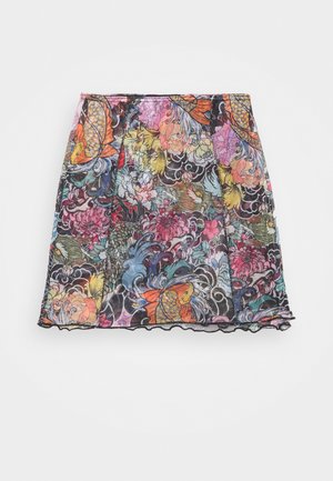 FLORAL FISH MINI SKIRT - Spódnica mini - multi-coloured