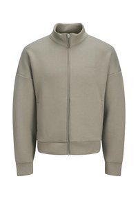 JCOKINETIC HIGH NECK ZIP - Felpa con zip - silver sage