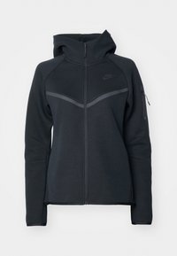 SPORTSWEAR TECH FLEECE WINDRUNNER - Majica s kapuljačom i patentnim zatvaračem - black
