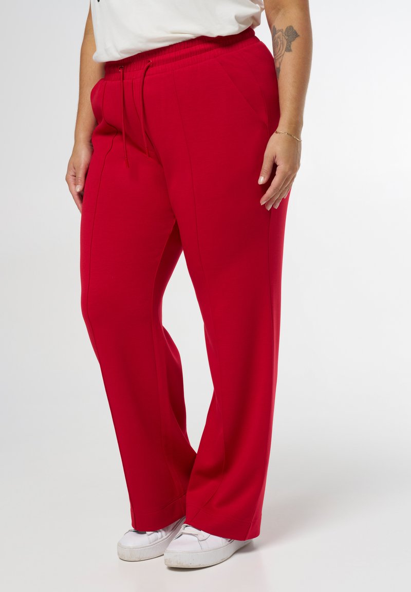 MS Mode MET SIERNAAD - Trainingsbroek - red