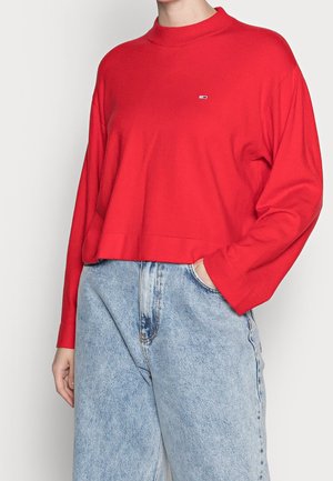 Strickpullover - red