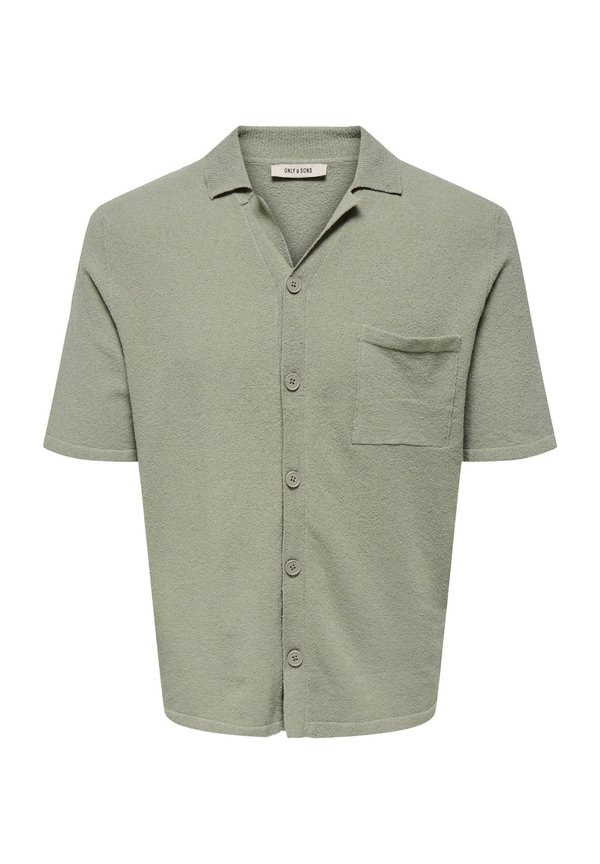 FRANKIE KURZARM - Strickjacke - grün